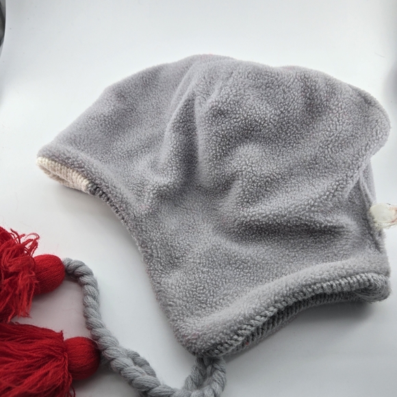 Sock Monkey Hat Fleece Lined OS - Picture 4 of 5